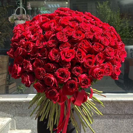 Bouquet 101 long red roses