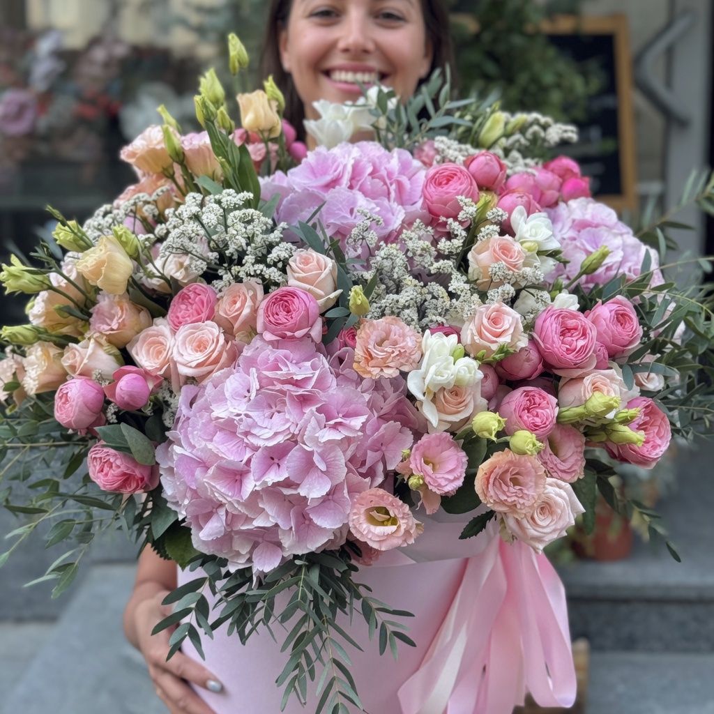 Bouquet Big flower box XXL