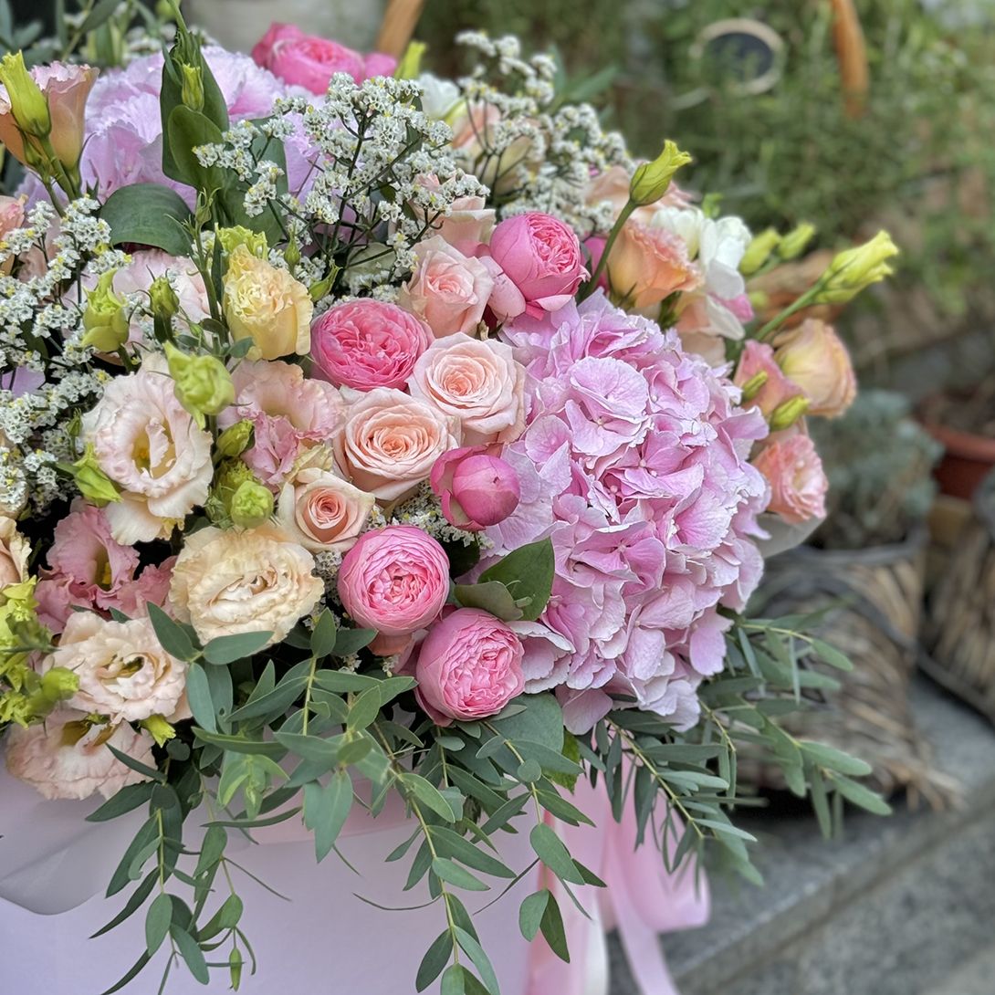 Bouquet Big flower box XXL