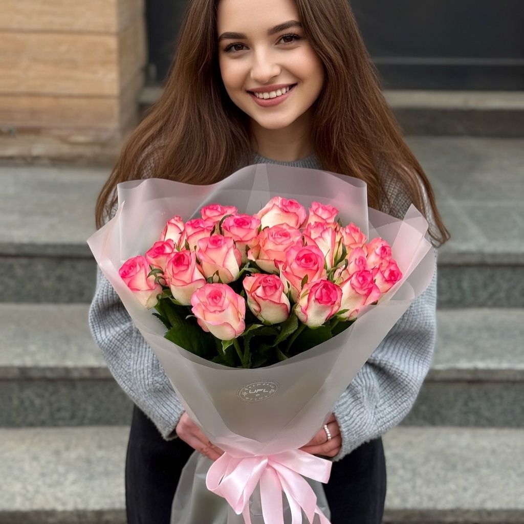 Bouquet 21 roses Jumilia