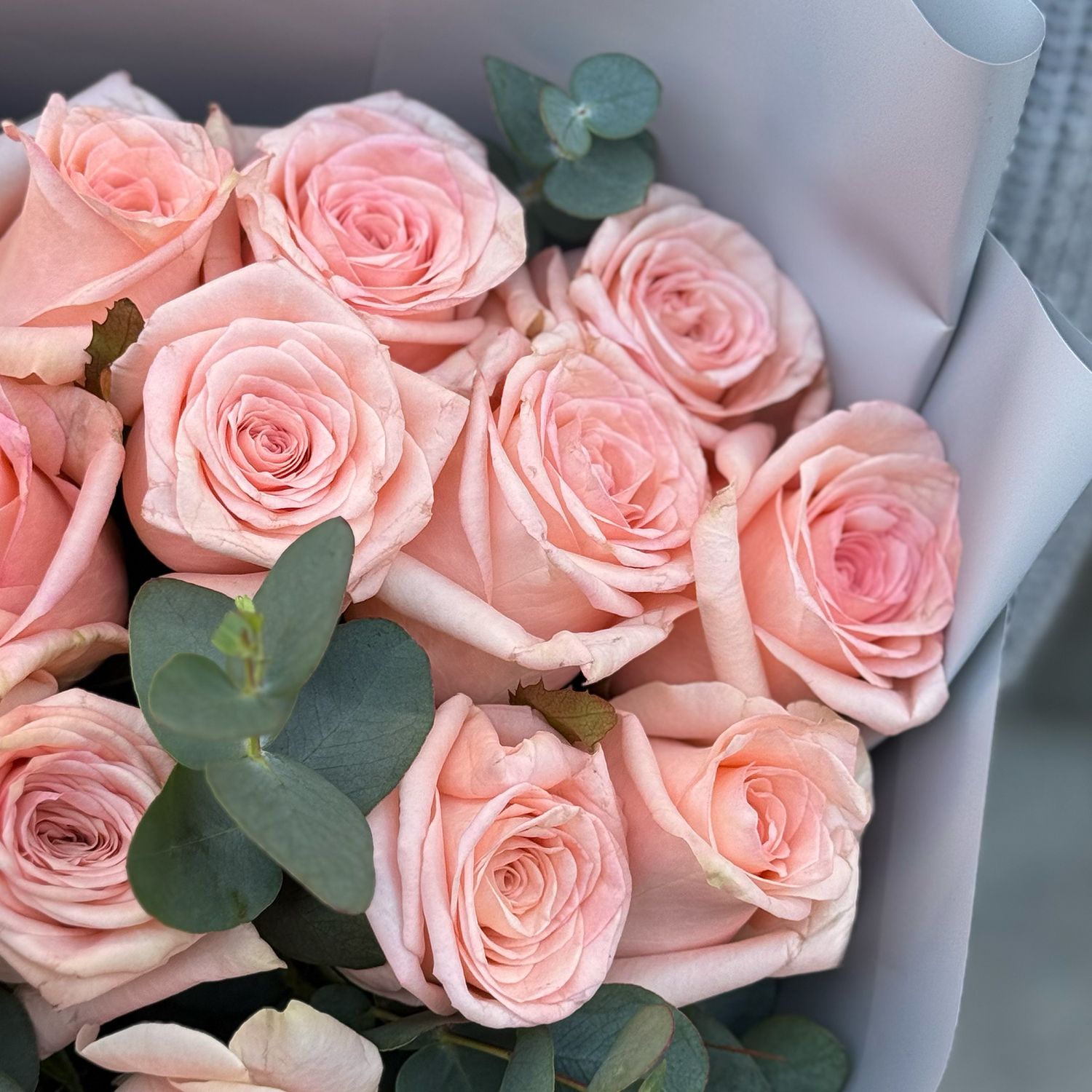 Bouquet 25 cream roses