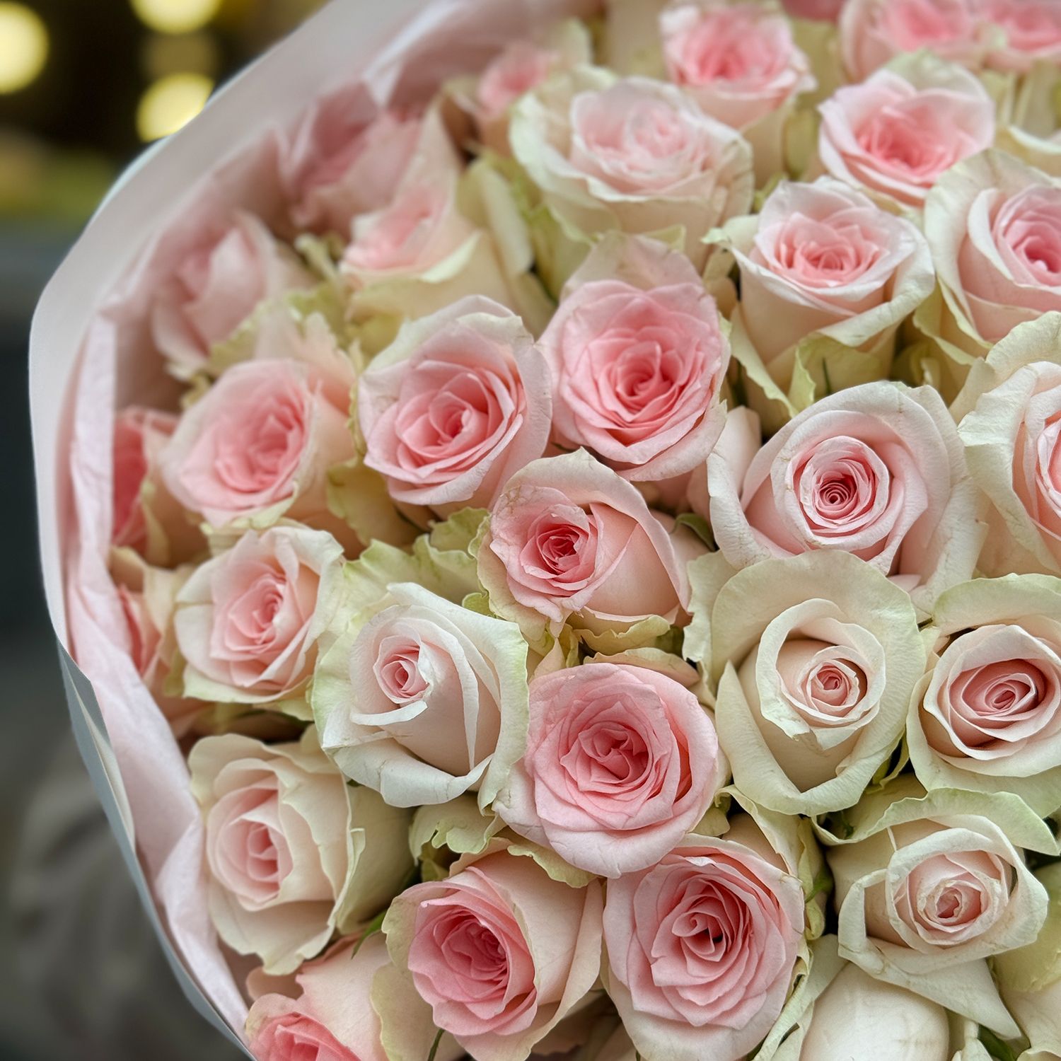 Bouquet 51 pink roses Kenia