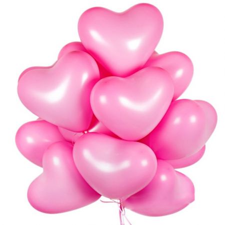 Order 15 helium balloons ''Heart'' in the online store