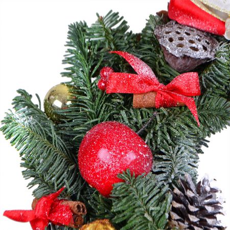 Order christmas wreath of twigs and cones