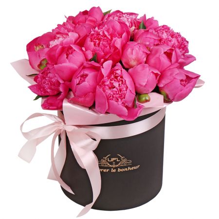 Bouquet Peony in a box